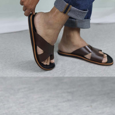 premium quality genuine Leather sandel one fingar