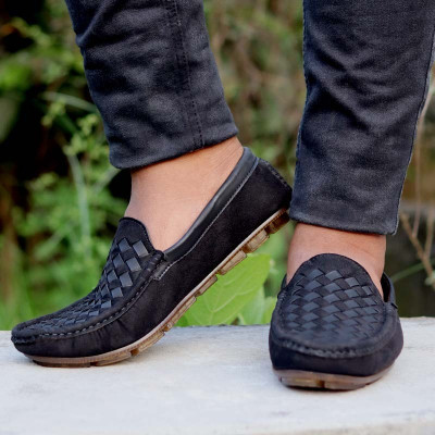 Unique Premium Quality Black Binai Sweet Leather  Loafer shoes