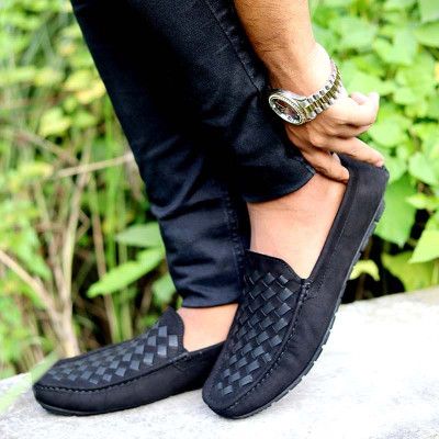 Unique Premium Quality Black Binai Sweet Leather  Loafer shoes
