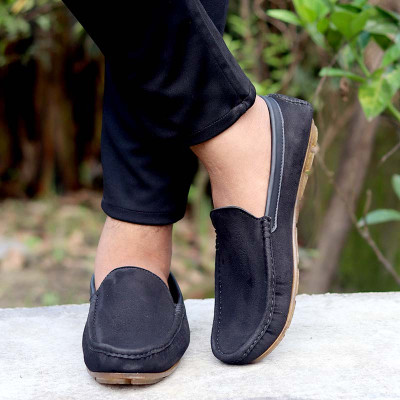 Unique Premium Quality Black Plane Loafer shoes