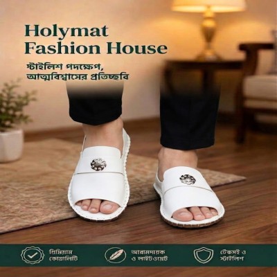 Artificial Leather Magic Super Soft Genuine white Logo China Sandal